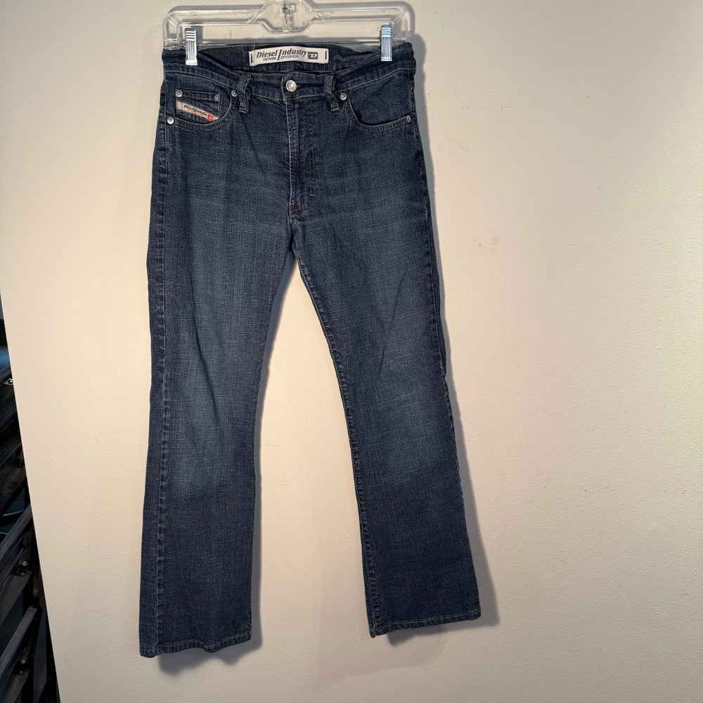 Vintage  2001 Diesel Industry Blue Bootcut Jeans Women's Size 29 Italy - Picture 2 of 15
